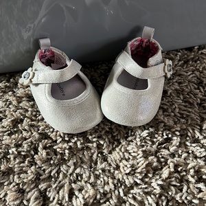 Silver Infant Shoes